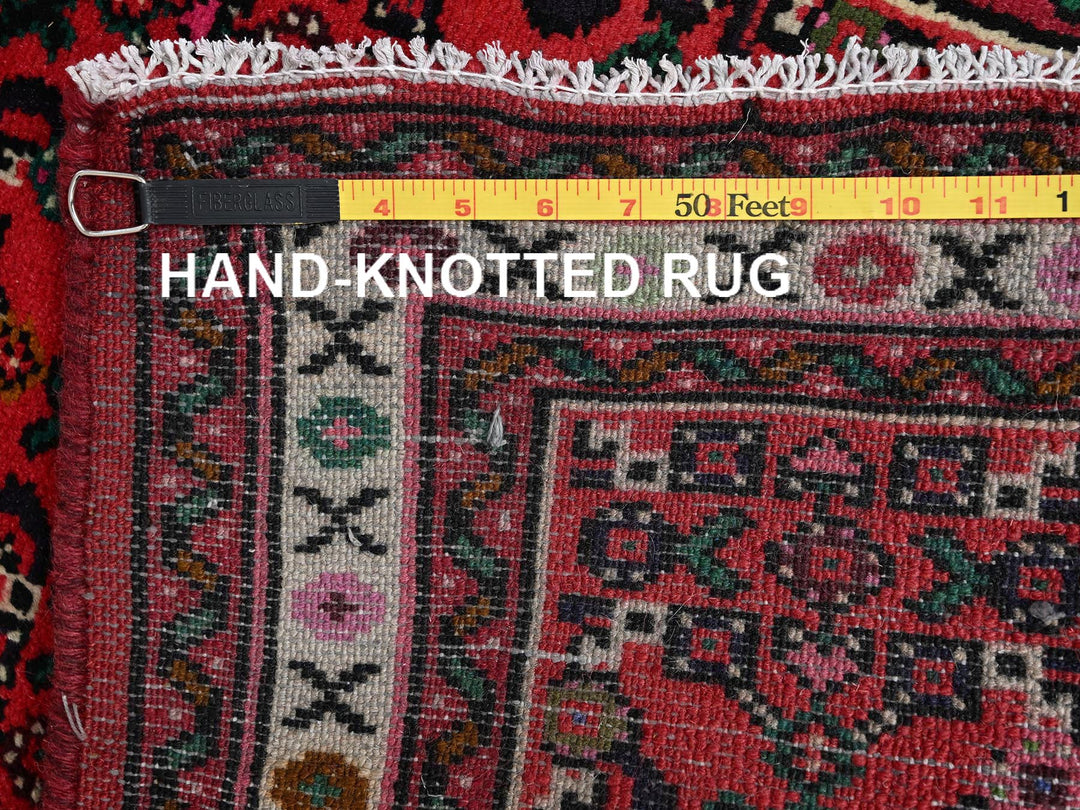 2'5" x 6'5" New Hand Knotted Red Wool Runner Oriental Rug - MOA1022140