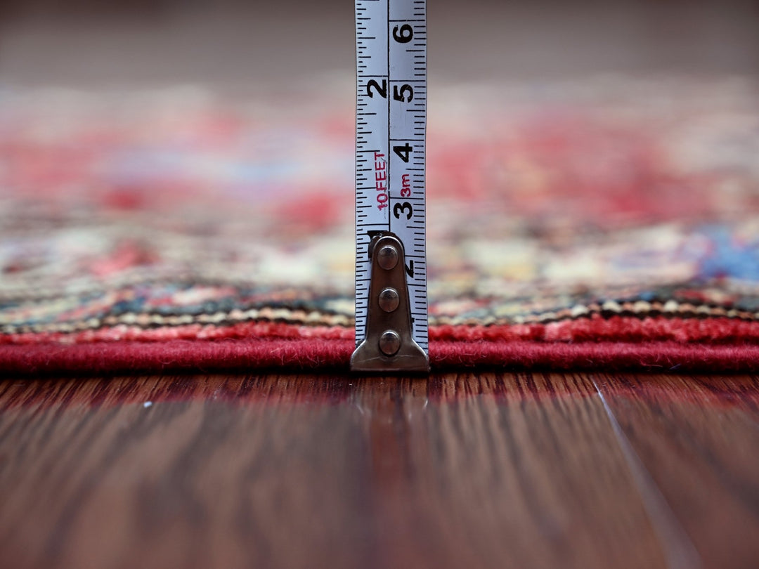 2'0" x 6'0" New Hand Knotted Red Wool Runner Oriental Rug - MOA10221411