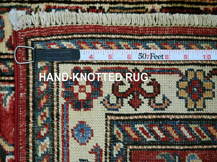 2'0" x 6'0" New Hand Knotted Red Wool Runner Oriental Rug - MOA10221411
