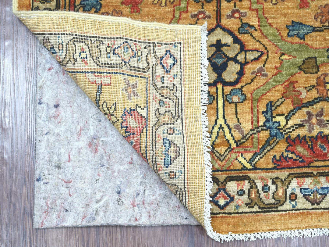 3'0" x 12'0" New Hand Knotted Brown Wool Runner Oriental Rug - MOA10221432