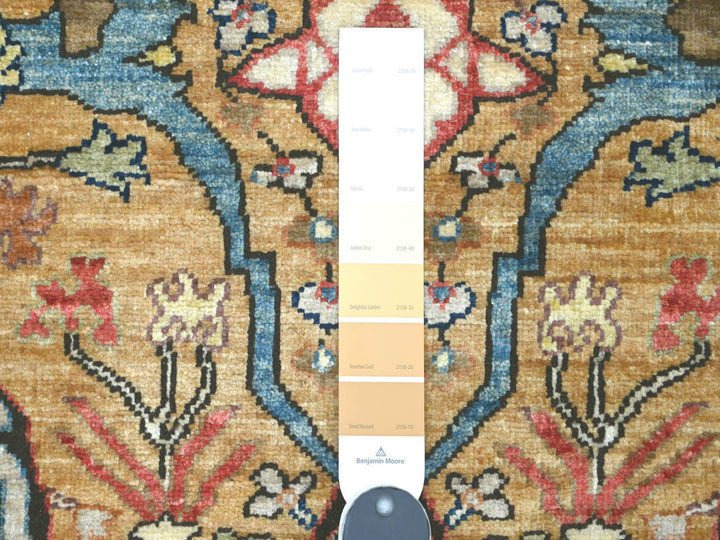 3'0" x 12'0" New Hand Knotted Brown Wool Runner Oriental Rug - MOA10221432