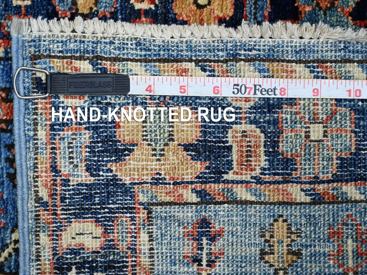2'3" x 5'11" New Hand Knotted Blue Wool Runner Oriental Rug - MOA10221439