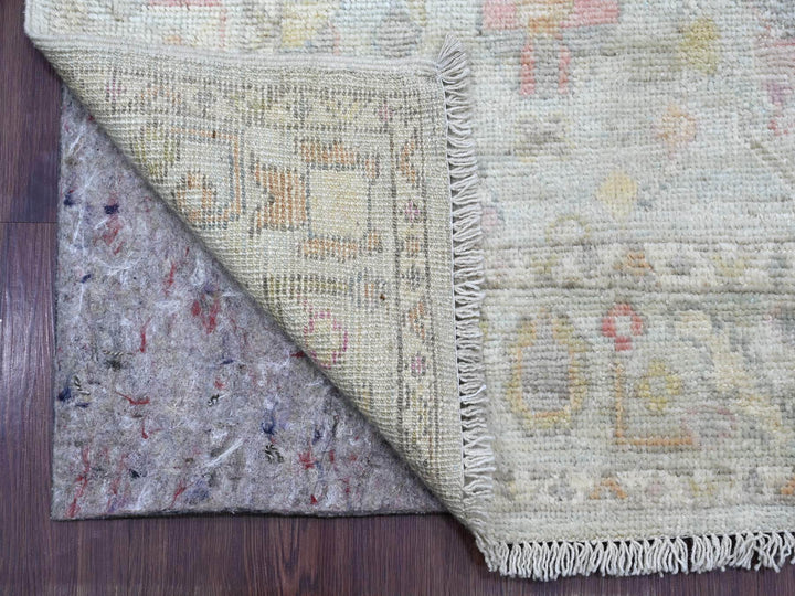 2'10" x 19'3" New Hand Knotted Blue Wool Runner Oriental Rug - MOA10221440