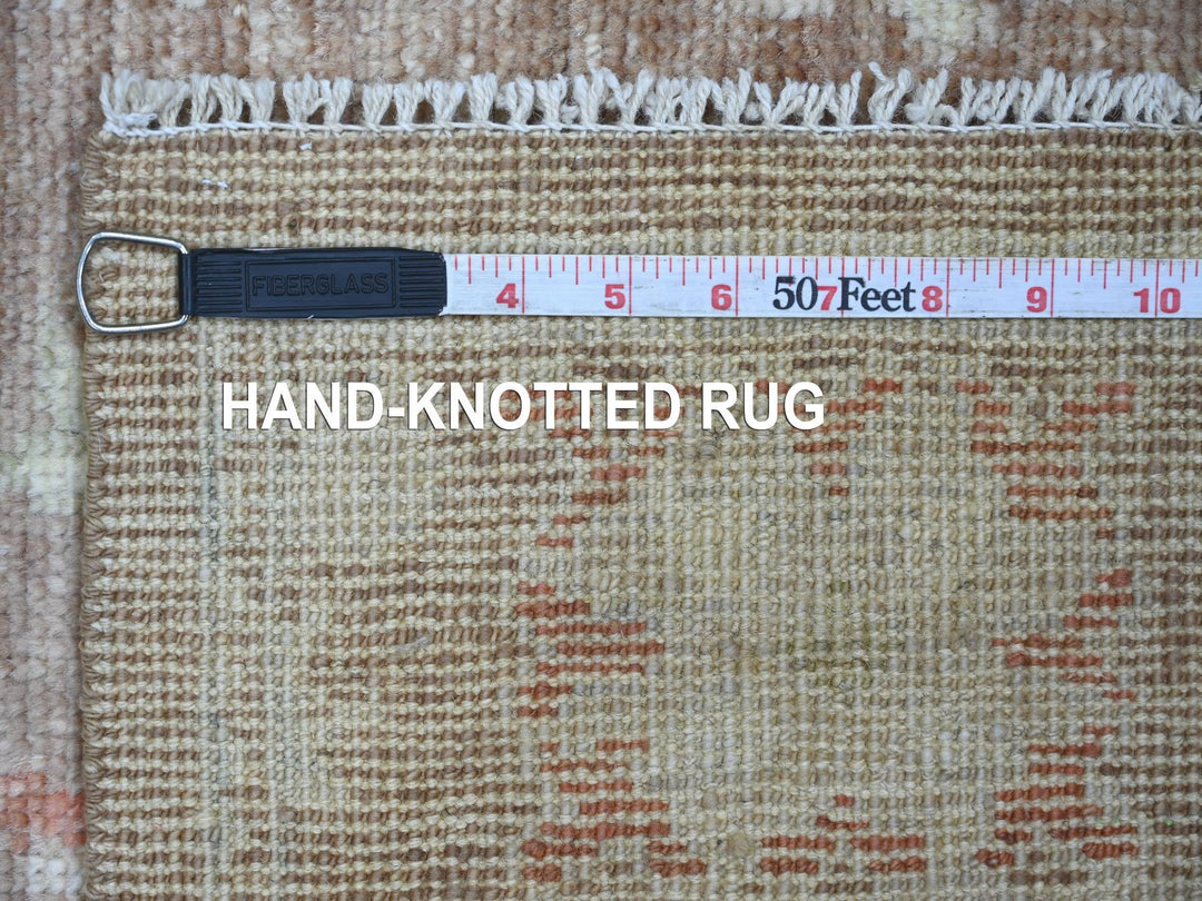 3'3" x 5'0" New Hand Knotted Brown Wool Rectangle Oriental Rug - MOA10221446