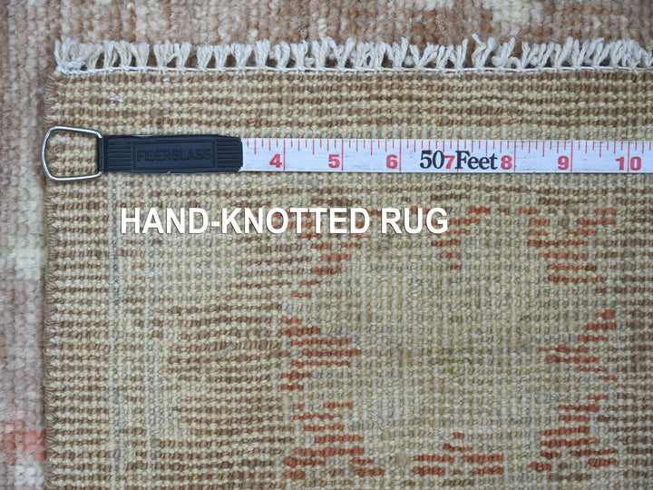 3'3" x 5'0" New Hand Knotted Brown Wool Rectangle Oriental Rug - MOA10221446