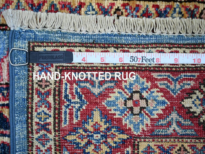 2'7" x 8'0" New Hand Knotted Blue Wool Runner Oriental Rug - MOA10221452