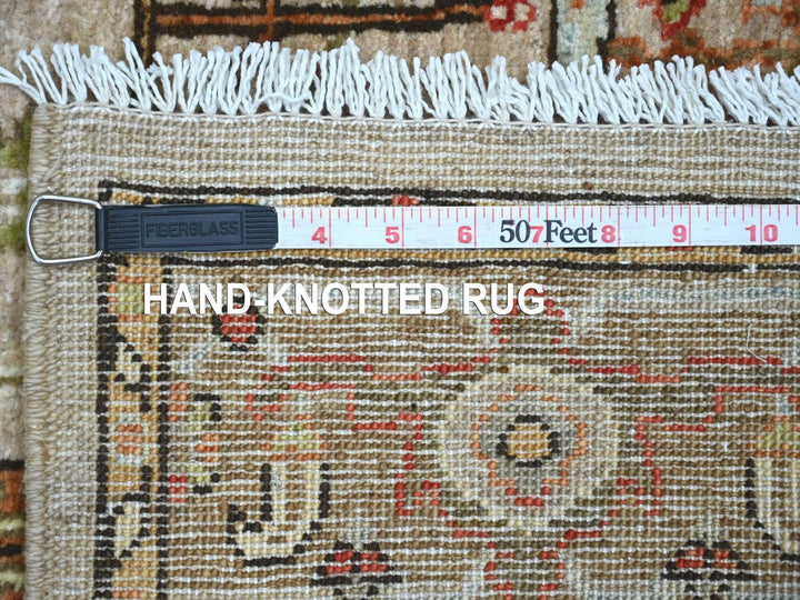 2'10" x 5'10" New Hand Knotted Brown Wool Runner Oriental Rug - MOA10221463