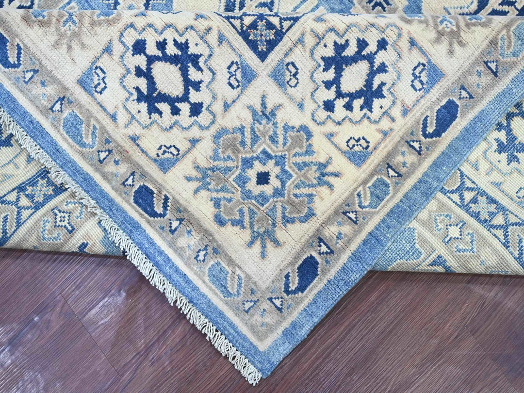 8'2" x 9'8" New Hand Knotted Black Wool Rectangle Oriental Rug - MOA10221486
