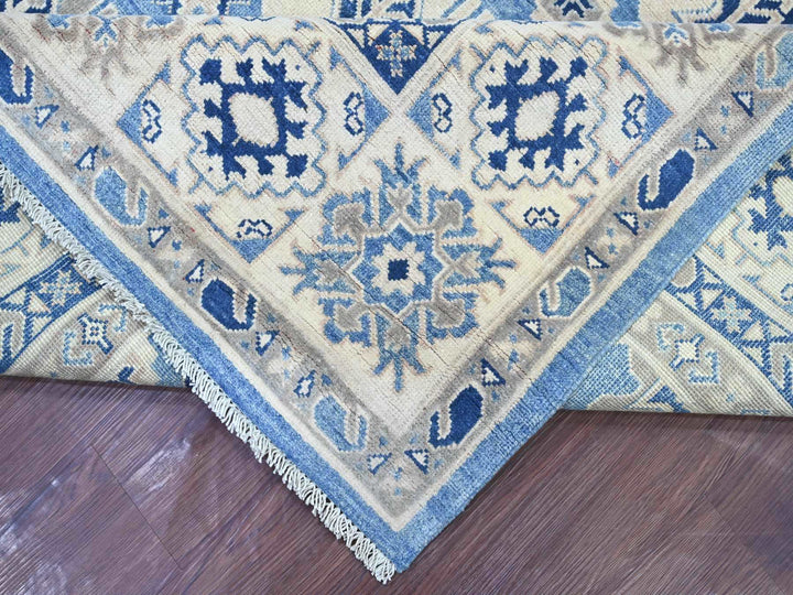 8'2" x 9'8" New Hand Knotted Black Wool Rectangle Oriental Rug - MOA10221486