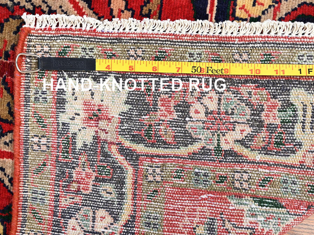 2'9" x 8'7" New Hand Knotted Red Wool Runner Oriental Rug - MOA1022148