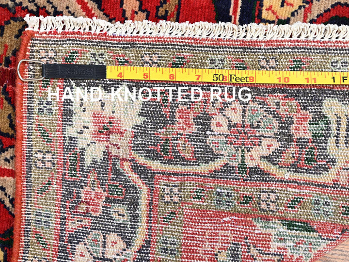 2'9" x 8'7" New Hand Knotted Red Wool Runner Oriental Rug - MOA1022148