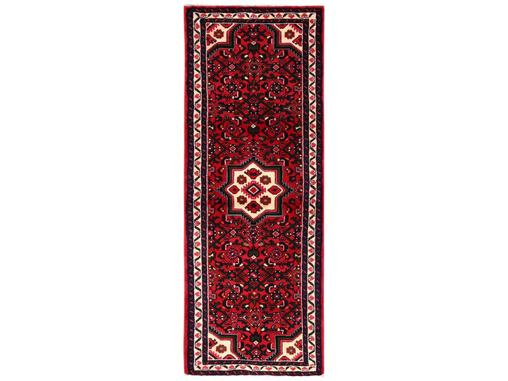 2'3" x 6'3" New Hand Knotted Red Wool Runner Oriental Rug - MOA1022149