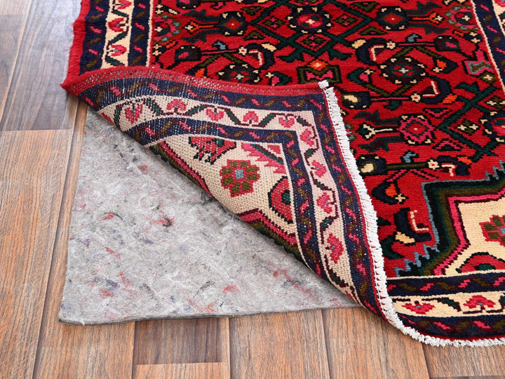 2'3" x 6'3" New Hand Knotted Red Wool Runner Oriental Rug - MOA1022149