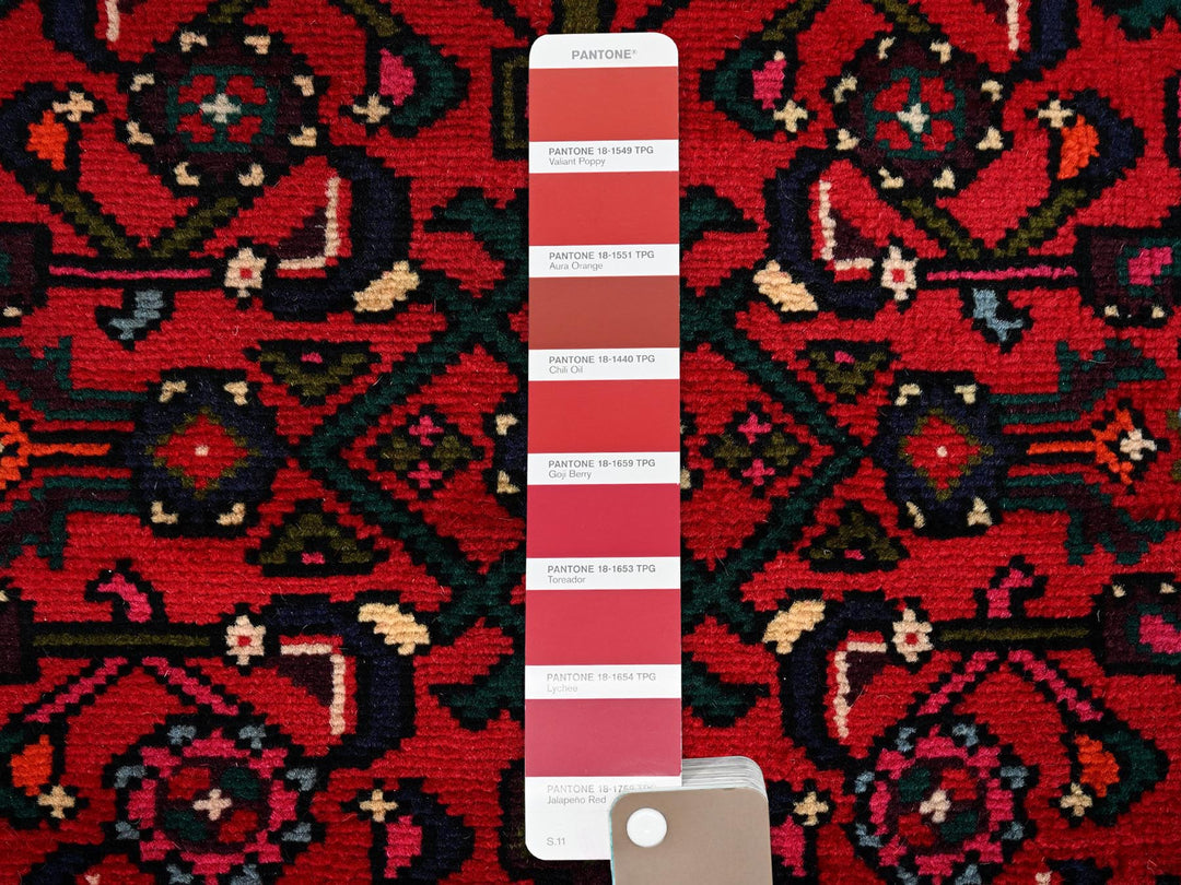 2'3" x 6'3" New Hand Knotted Red Wool Runner Oriental Rug - MOA1022149