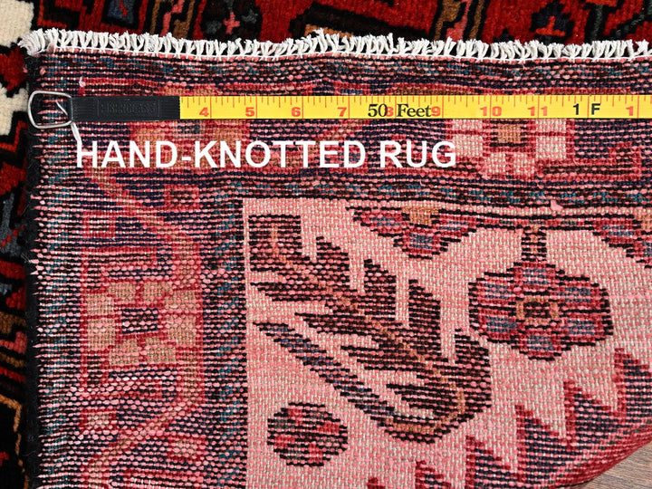 2'10" x 9'6" New Hand Knotted Red Wool Runner Oriental Rug - MOA1022151