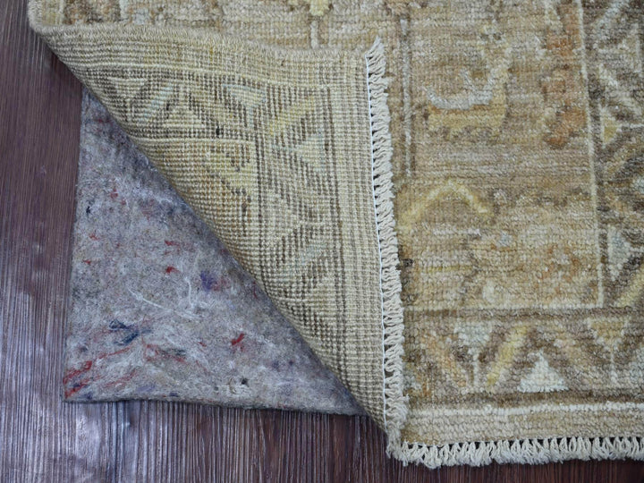 1'11" x 2'11" New Hand Knotted Brown Wool Rectangle Oriental Rug - MOA10221525