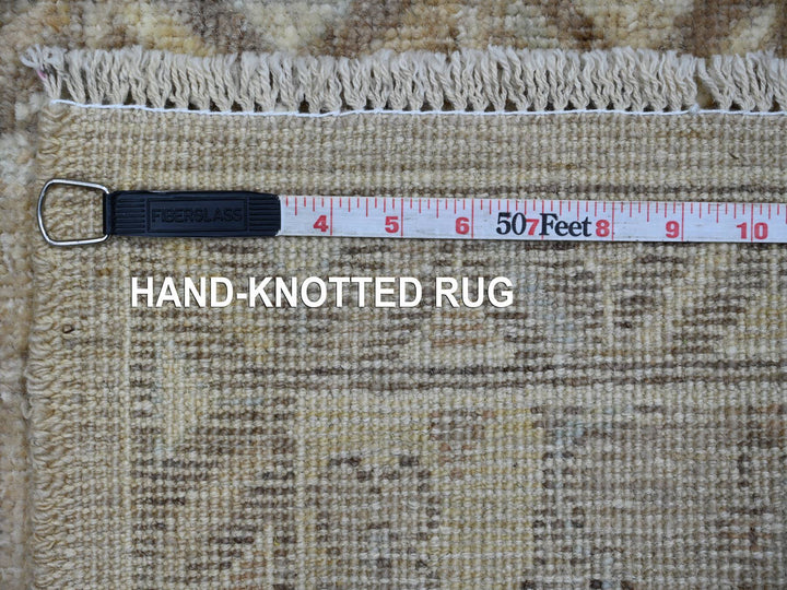 1'11" x 2'11" New Hand Knotted Brown Wool Rectangle Oriental Rug - MOA10221525