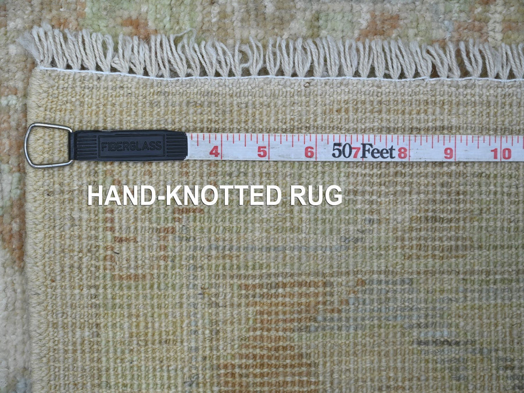 2'1" x 2'11" New Hand Knotted Grey Wool Rectangle Oriental Rug - MOA10221526
