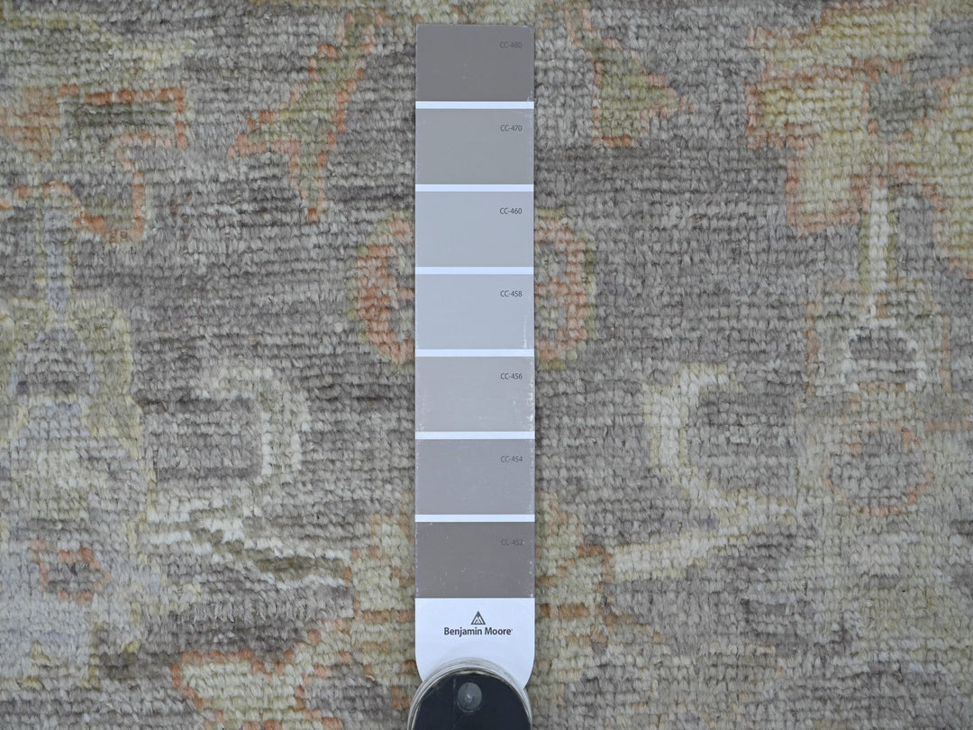 3'0" x 19'4" New Hand Knotted Brown Wool Runner Oriental Rug - MOA10221532