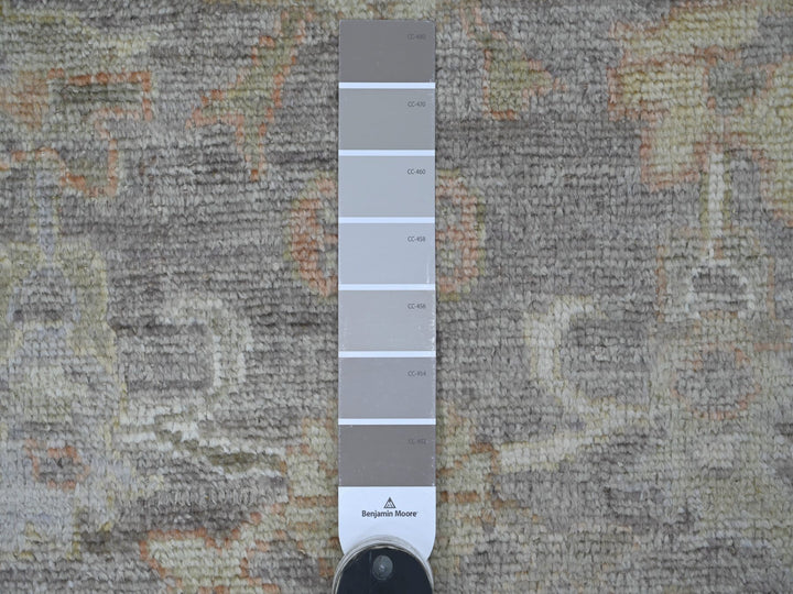 3'0" x 19'4" New Hand Knotted Brown Wool Runner Oriental Rug - MOA10221532