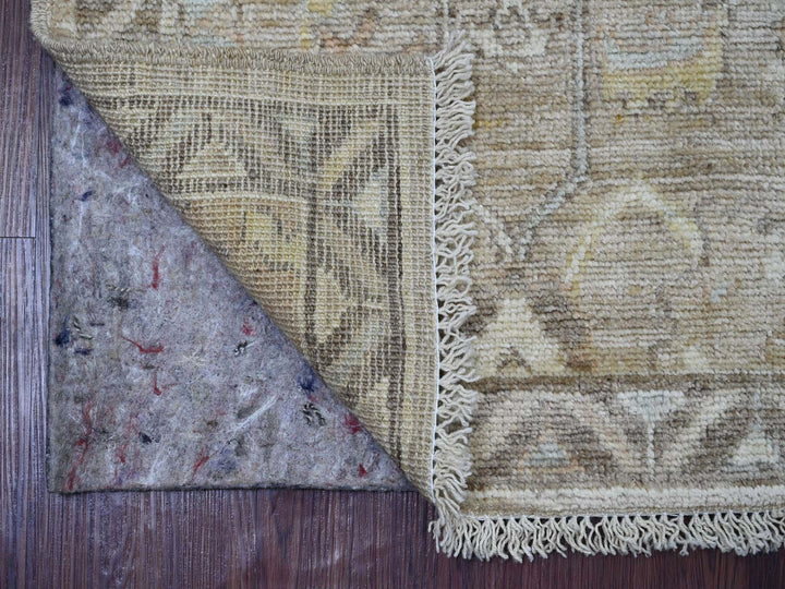 2'0" x 3'0" New Hand Knotted Brown Wool Rectangle Oriental Rug - MOA10221534
