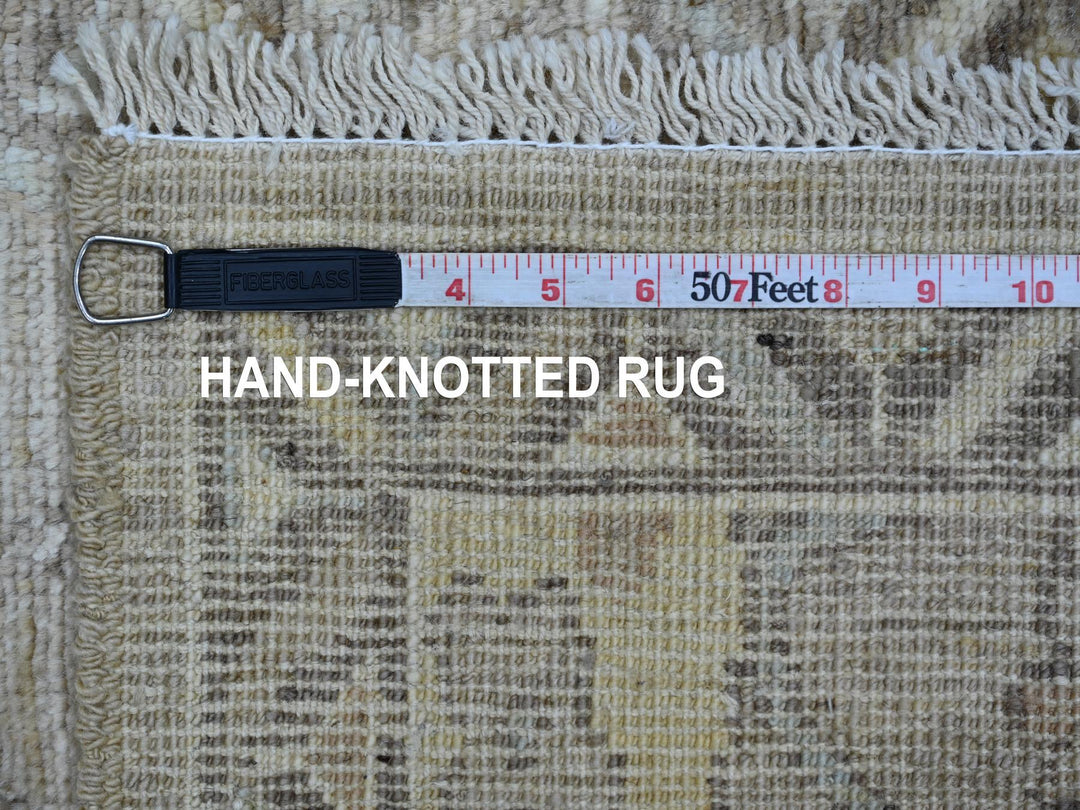 2'0" x 3'0" New Hand Knotted Brown Wool Rectangle Oriental Rug - MOA10221534