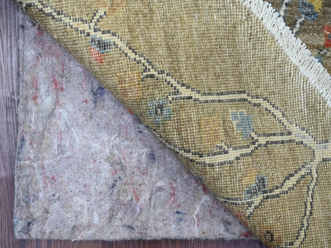10'0" x 10'2" New Hand Knotted Grey Wool Round Oriental Rug - MOA10221536