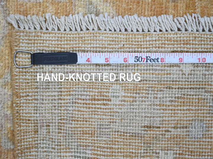3'10" x 5'9" New Hand Knotted Brown Wool Rectangle Oriental Rug - MOA10221547