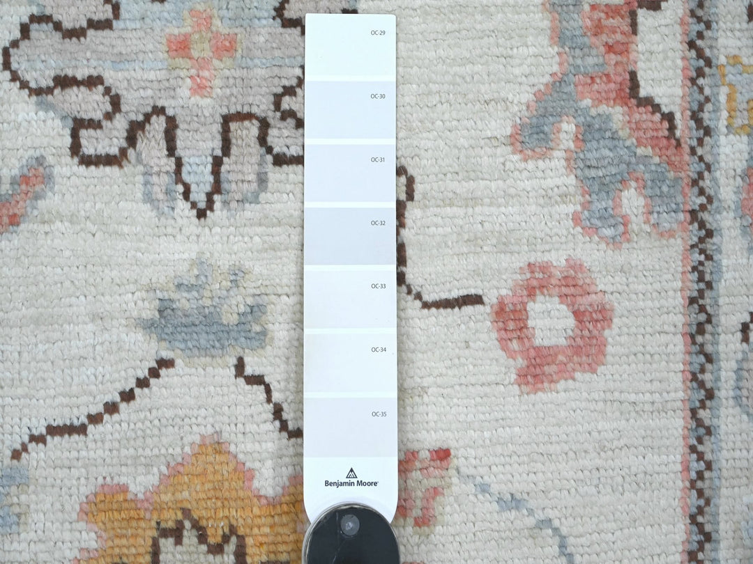 3'0" x 4'9" New Hand Knotted Ivory Wool Rectangle Oriental Rug - MOA10221559