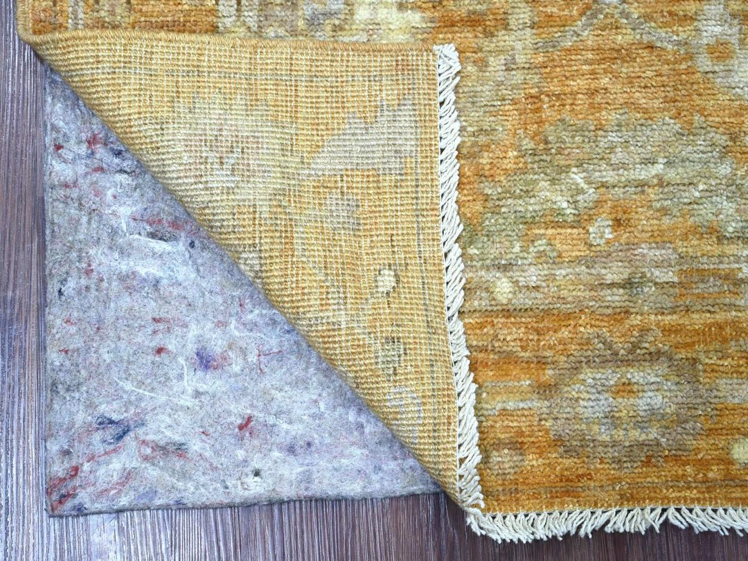 3'1" x 4'11" New Hand Knotted Brown Wool Rectangle Oriental Rug - MOA10221560