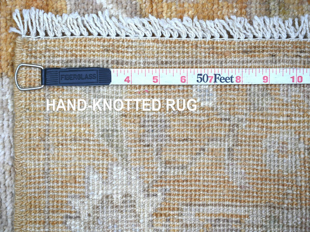 3'1" x 4'11" New Hand Knotted Brown Wool Rectangle Oriental Rug - MOA10221560