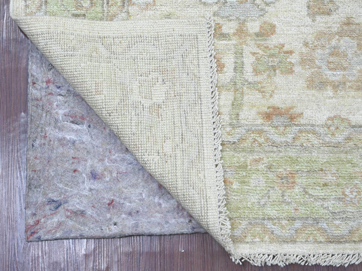 3'0" x 6'1" New Hand Knotted Grey Wool Rectangle Oriental Rug - MOA10221561