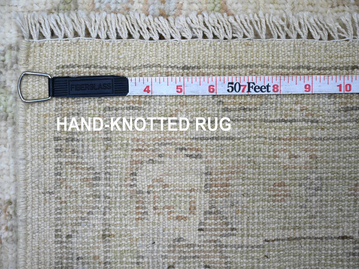 3'0" x 6'1" New Hand Knotted Grey Wool Rectangle Oriental Rug - MOA10221561
