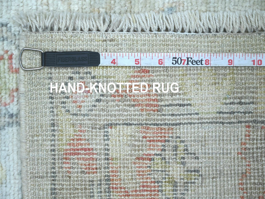 3'0" x 4'11" New Hand Knotted Grey Wool Rectangle Oriental Rug - MOA10221562