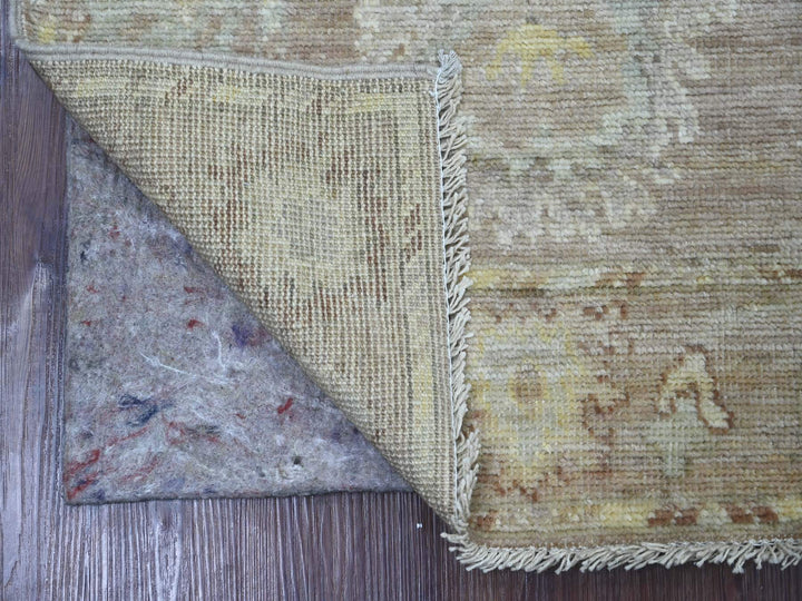 3'3" x 4'10" New Hand Knotted Brown Wool Rectangle Oriental Rug - MOA10221565
