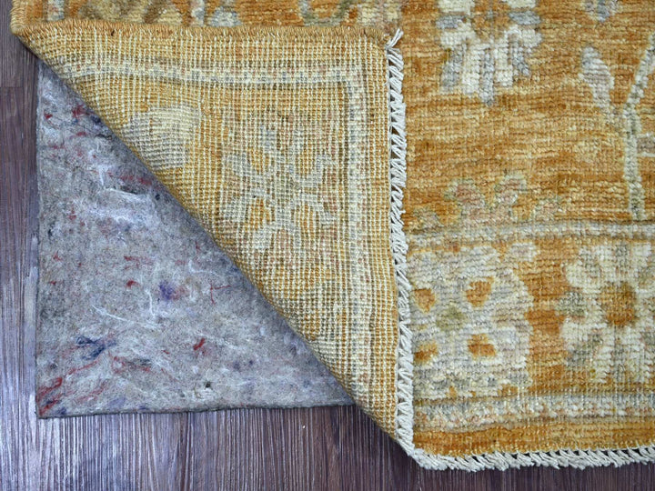 3'2" x 5'1" New Hand Knotted Brown Wool Rectangle Oriental Rug - MOA10221566