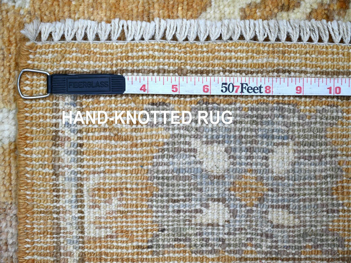 3'2" x 5'1" New Hand Knotted Brown Wool Rectangle Oriental Rug - MOA10221566