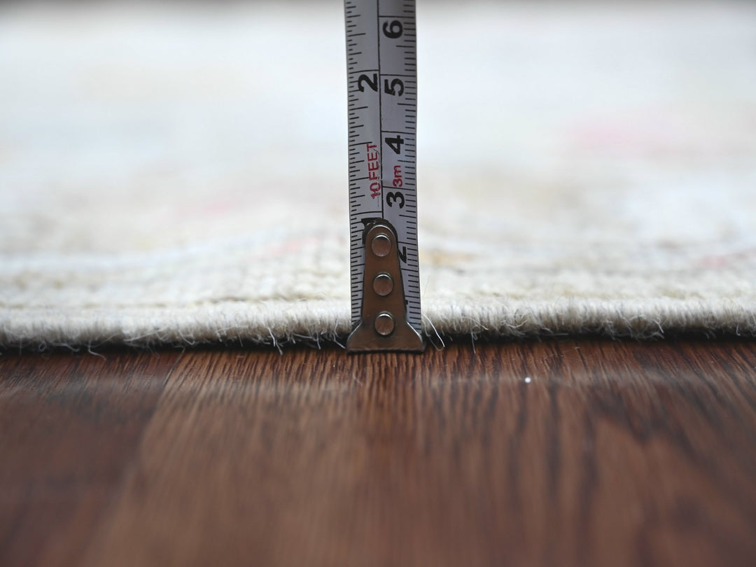 2'8" x 5'11" New Hand Knotted Grey Wool Runner Oriental Rug - MOA10221567