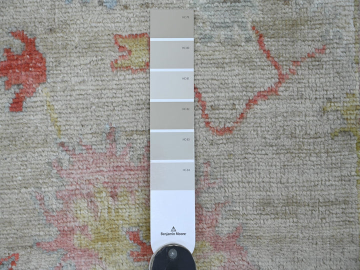2'9" x 7'10" New Hand Knotted Grey Wool Runner Oriental Rug - MOA10221571