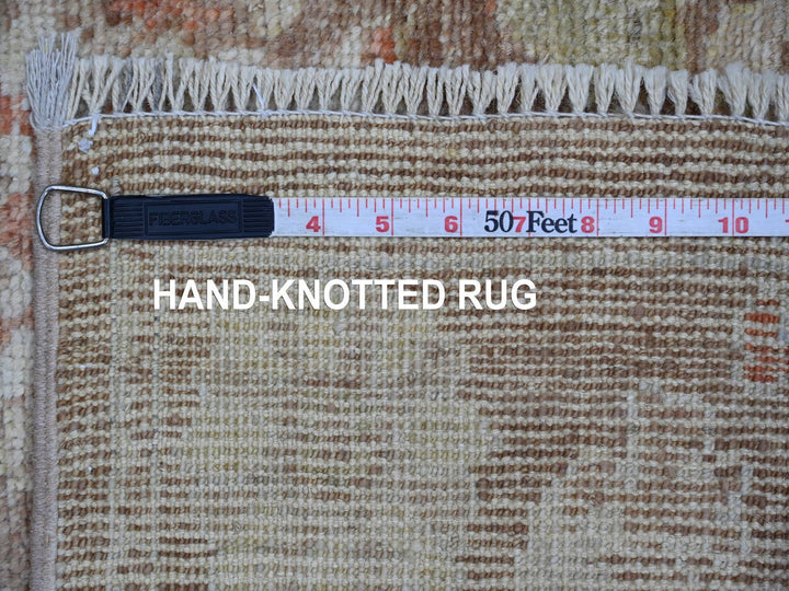 2'10" x 5'11" New Hand Knotted Brown Wool Runner Oriental Rug - MOA10221572