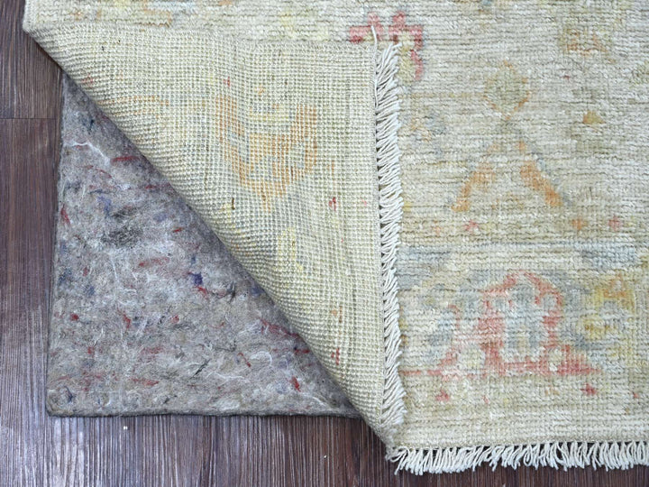 2'10" x 6'0" New Hand Knotted Grey Wool Runner Oriental Rug - MOA10221573