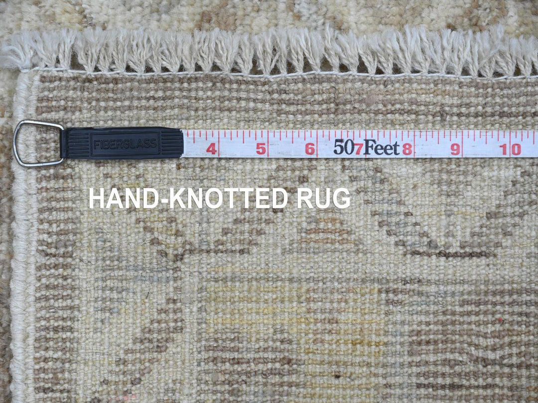 2'1" x 3'1" New Hand Knotted Brown Wool Rectangle Oriental Rug - MOA10221575