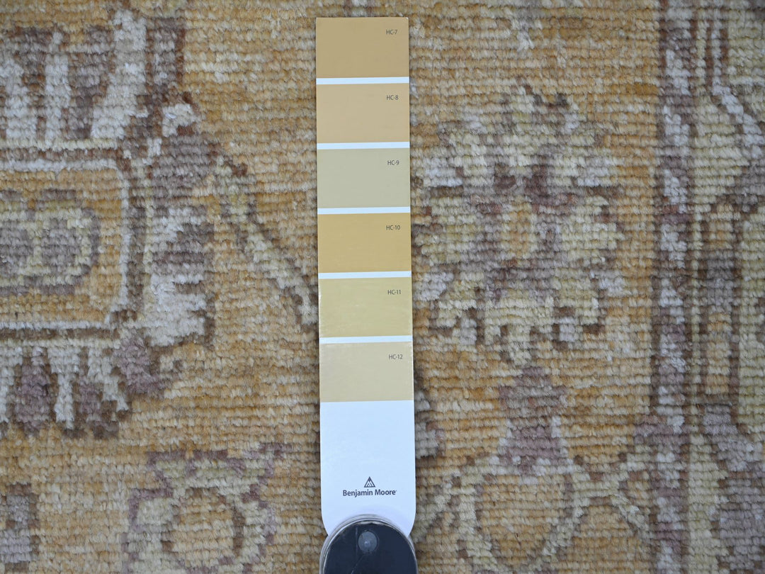 2'9" x 6'2" New Hand Knotted Brown Wool Runner Oriental Rug - MOA10221583