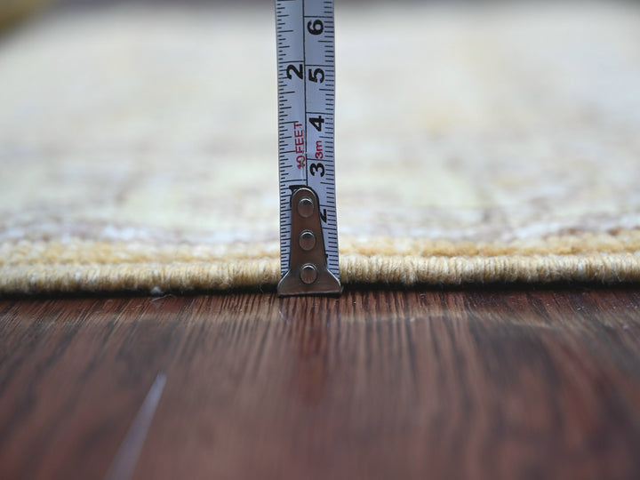 2'9" x 6'2" New Hand Knotted Brown Wool Runner Oriental Rug - MOA10221583