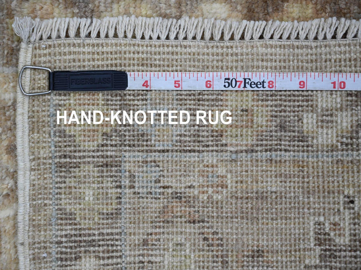 1'10" x 2'11" New Hand Knotted Brown Wool Rectangle Oriental Rug - MOA10221590