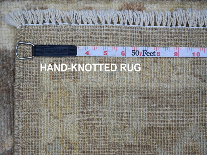 2'0" x 3'0" New Hand Knotted Brown Wool Rectangle Oriental Rug - MOA10221591