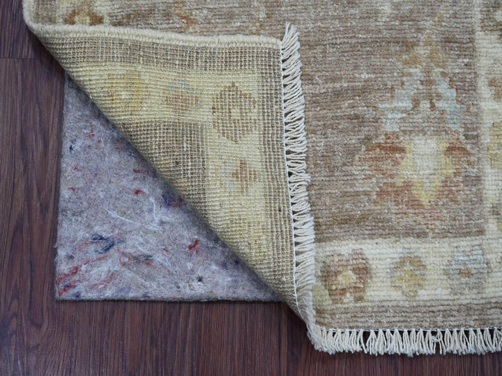 2'0" x 3'0" New Hand Knotted Brown Wool Rectangle Oriental Rug - MOA10221593