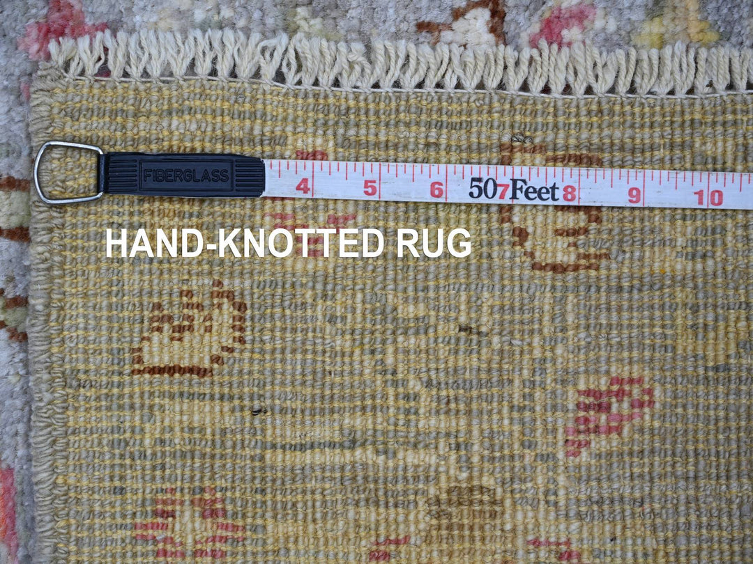 2'0" x 3'0" New Hand Knotted Grey Wool Rectangle Oriental Rug - MOA10221594