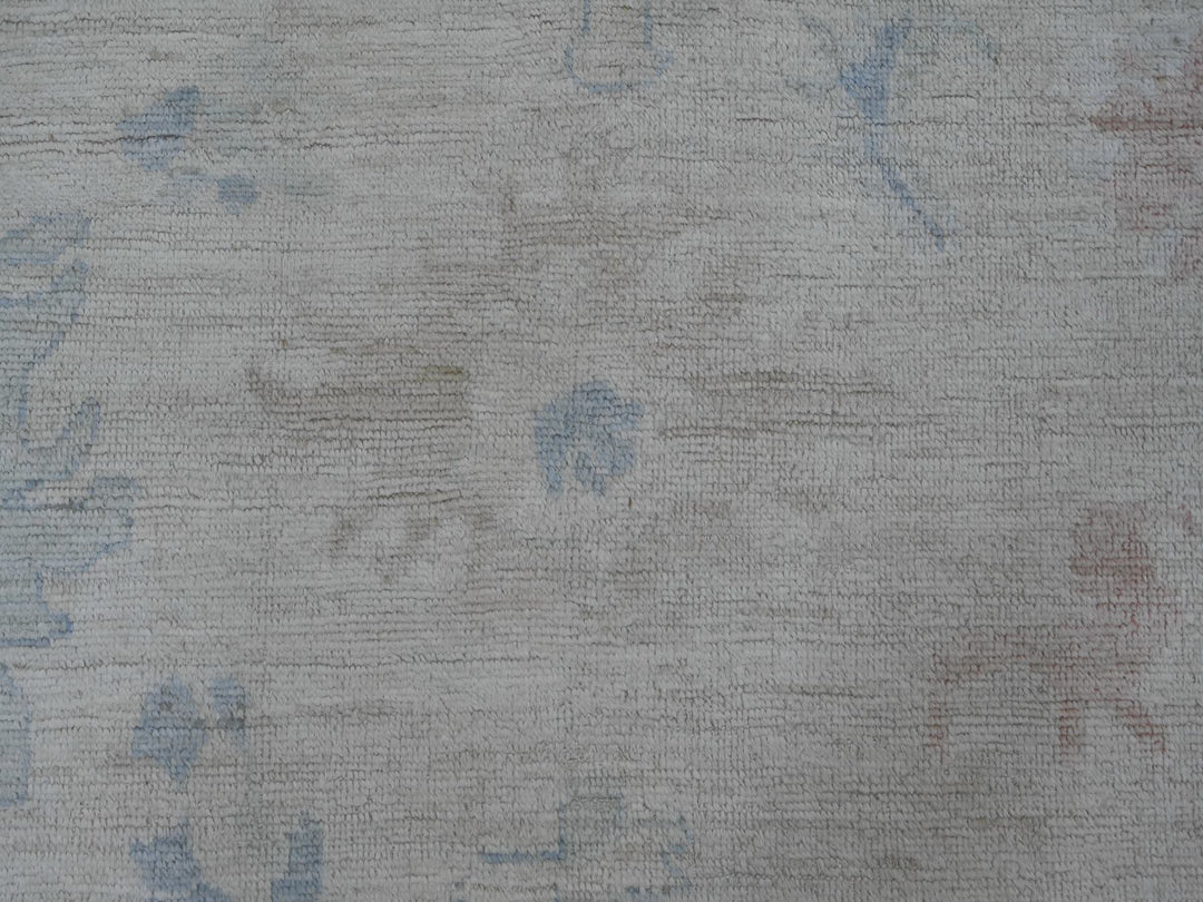 7'8" x 9'7" New Hand Knotted Grey Wool Rectangle Oriental Rug - MOA10221606