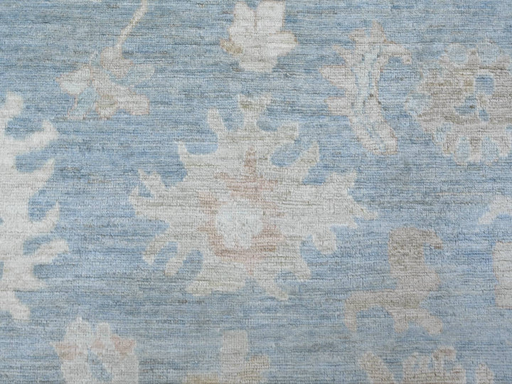 7'6" x 9'7" New Hand Knotted Grey Wool Rectangle Oriental Rug - MOA10221613